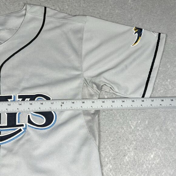 Tampa Bay Rays MLB Authentic Majestic Jersey Evan Longoria #3 Men SZ 48 Medium - Picture 8 of 11
